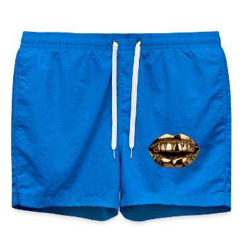 Lèvres dorées grillées - Badeshorts - Cobalt blue - Vorne - AI Model Male 185 light (185cm)
