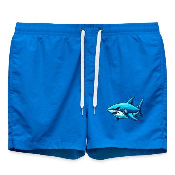 Requin - Short de bain - cobalt blue - Devant - AI Model Male 185 light (185cm)