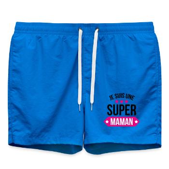Je suis une super maman - Short de bain - cobalt blue - Devant
