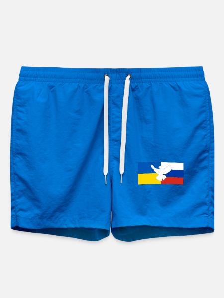 Frieden für die Ukraine und Russland - Badeshorts - Cobalt blue