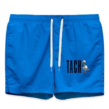 T-Shirt Ruhrpott Tach Dialekt Taube Ruhrgebiet - Badeshorts - Cobalt blue - Vorne - AI Model Male 185 light (185cm)