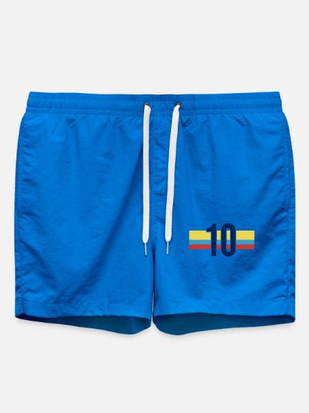 Sportswoman Number 10 - Swim Trunks - cobalt blue