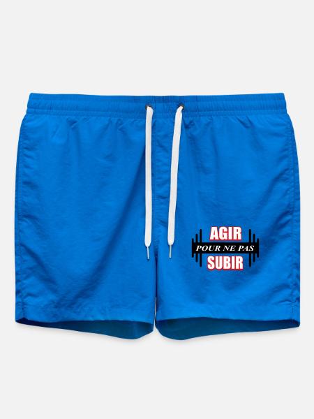 Act to avoid suffering - Swim Trunks - cobalt blue
