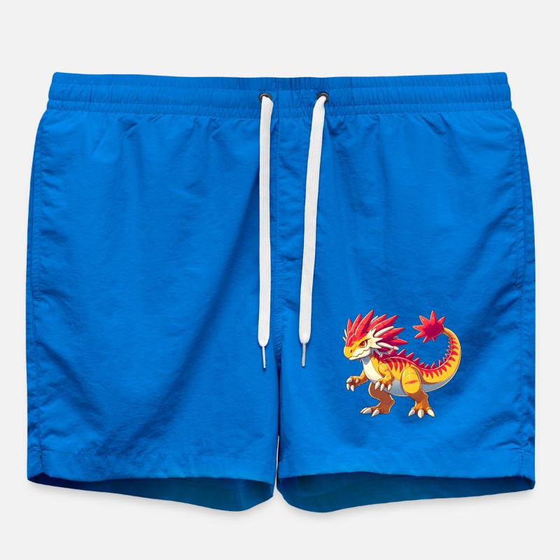 Dinosaur - Swim Trunks - cobalt blue