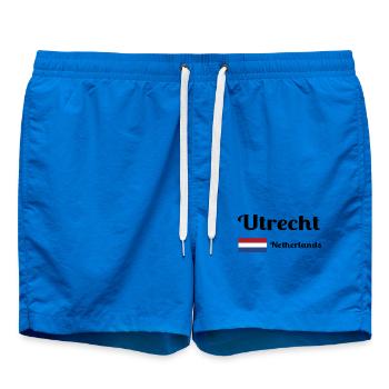 Utrecht, Niederlande - Stilvolle Drucke - Badeshorts - Cobalt blue - Vorne - AI Model Male 185 light (185cm)