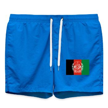 Afghanistan - Badeshorts - Cobalt blue - Vorne - AI Model Male 185 light (185cm)