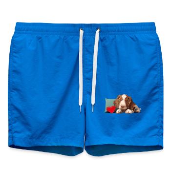 Chiot - Pepe notre petit chien - Short de bain - cobalt blue - Devant - AI Model Male 185 light (185cm)