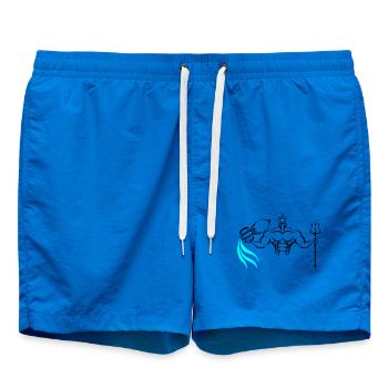 Alpha Aquarius Deluxe - Badeshorts - Cobalt blue - Vorne - AI Model Male 185 light (185cm)