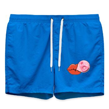 Lèvres embrassantes et bague de beignet - Short de bain - cobalt blue - Devant