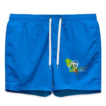 ORIGINEL EDITION MARTINIQUE - Short de bain - cobalt blue - Devant - AI Model Male 185 light (185cm)