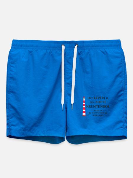 Ameland Niederlande, Leuchtturm Rosinenbrötchen - Badeshorts - Cobalt blue
