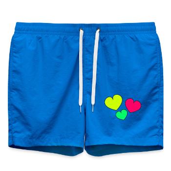 VIELEN DANK. GELIEBTE. HERZ. MEISTER. DANKE HERRIN. - Badeshorts - Cobalt blue - Vorne - AI Model Male 185 light (185cm)