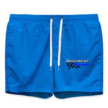 Busfahrer , was sonst ? .......................... - Badeshorts - Cobalt blue - Vorne - AI Model Male 185 light (185cm)