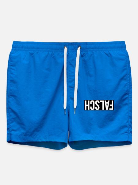 FALSCH Black and White by Falsches Design - Badeshorts - Cobalt blue