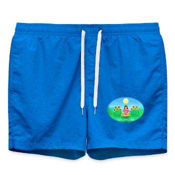 Gleichklang - August 2025 - Sonja Ariel von Staden - Badeshorts - Cobalt blue - Vorne - AI Model Male 185 light (185cm)