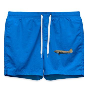 C-46 - Badeshorts - Cobalt blue - Vorne - AI Model Male 185 light (185cm)