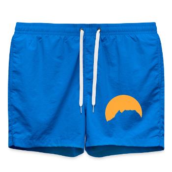 Coucher de soleil sinistre - Short de bain - cobalt blue - Devant - AI Model Male 185 light (185cm)