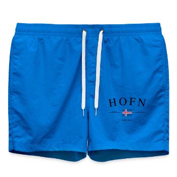 Île de Höfn – Souvenirs et cadeaux de vacances - Short de bain - cobalt blue - Devant - AI Model Male 185 light (185cm)