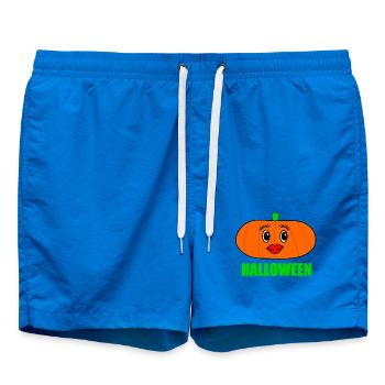 HALLOWEEN. CITROUILLE. CITROUILLE HALLOWEEN - Short de bain - cobalt blue - Devant - AI Model Male 185 light (185cm)