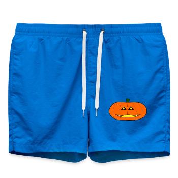 HALLOWEEN. CITROUILLE. CITROUILLE HALLOWEEN - Short de bain - cobalt blue - Devant - AI Model Male 185 light (185cm)