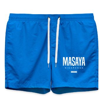 Masaya Nicaragua Nicaraguaner - Badeshorts - Cobalt blue - Vorne - AI Model Male 185 light (185cm)