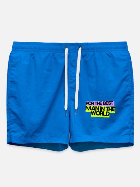 For the best man in the world - Badeshorts - Cobalt blue