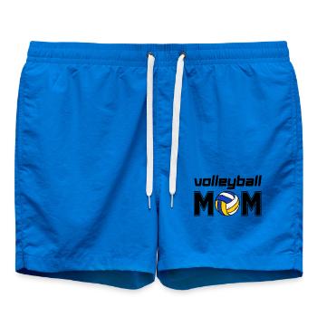 Volleyball-Mom - Badeshorts - Cobalt blue - Vorne - AI Model Male 185 light (185cm)