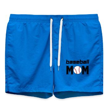 Maman de baseball - Short de bain - cobalt blue - Devant - AI Model Male 185 light (185cm)