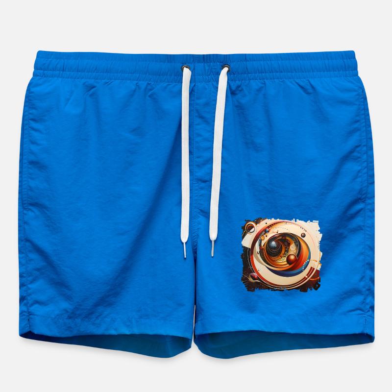 Vortex Space Ring Cosmos - Swim Trunks - cobalt blue