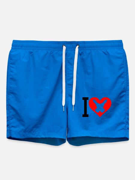 I Love Beer - Swim Trunks - cobalt blue
