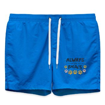Immer auf den Beinen - Badeshorts - Cobalt blue - Vorne - AI Model Male 185 light (185cm)