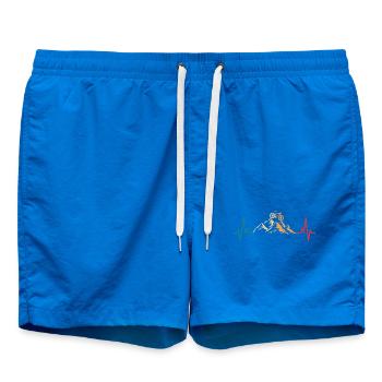 Heartbeat VTT Cyclisme - Short de bain - cobalt blue - Devant - AI Model Male 185 light (185cm)