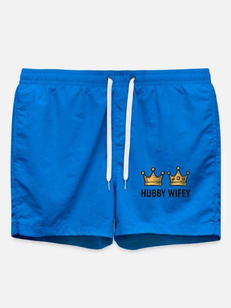 Ehemann & Ehefrau | Hochzeit | Junggesellinnenabschied - Badeshorts - Cobalt blue