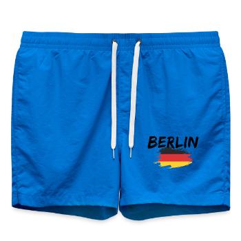 Berlin, Allemagne - Short de bain - cobalt blue - Devant - AI Model Male 185 light (185cm)