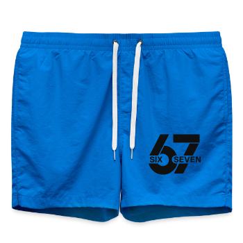 Six Sept Mèmes - Short de bain - cobalt blue - Devant - AI Model Male 185 light (185cm)