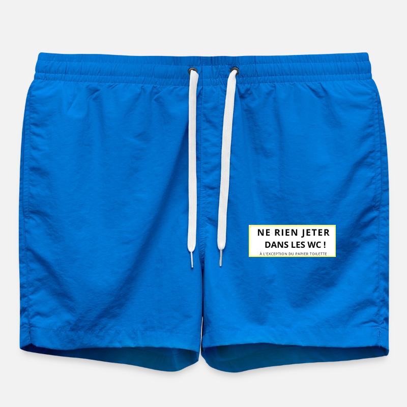 Panneau WC Propreté - Short de bain - cobalt blue