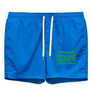 Sweat à capuche Brême Stadium Ostkurve, vert-blanc FOREVER - Short de bain - cobalt blue - Devant - AI Model Male 185 light (185cm)