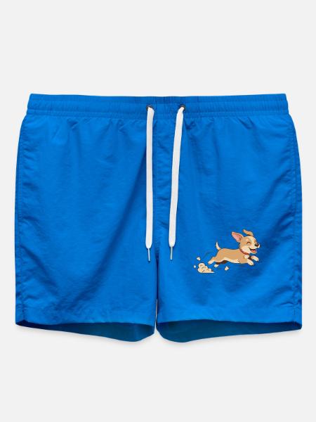 Puppy run - Swim Trunks - cobalt blue