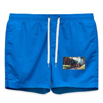 Vapeur de la forêt de Brocken - Short de bain - cobalt blue - Devant - AI Model Male 185 light (185cm)