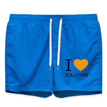 J’adore les beignets - Short de bain - cobalt blue - Devant - AI Model Male 185 light (185cm)