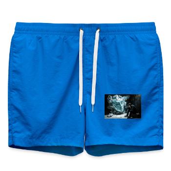 Statue brisée, homme pensif - Short de bain - cobalt blue - Devant - AI Model Male 185 light (185cm)