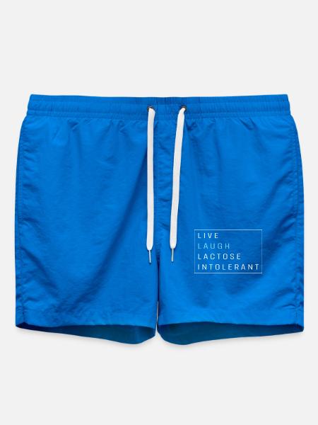 Lactose Intolerance Flatulence Milk Allergy - Swim Trunks - cobalt blue