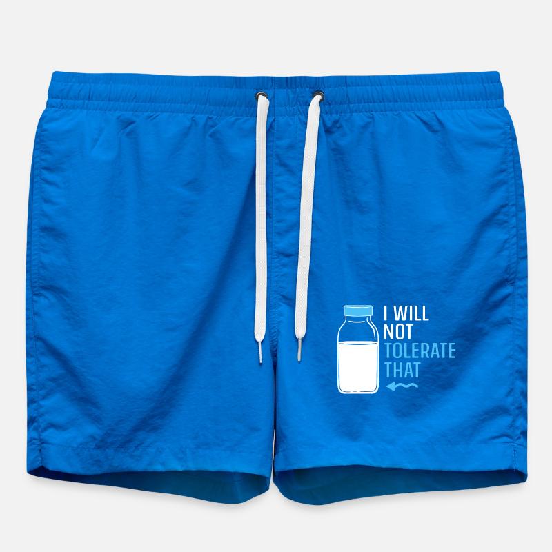Milk Lactose Flatulence - Swim Trunks - cobalt blue