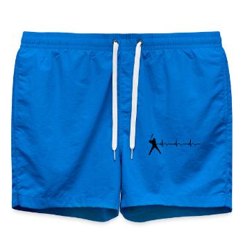 Baseball ECG Batte de baseball - Short de bain - cobalt blue - Devant - AI Model Male 185 light (185cm)