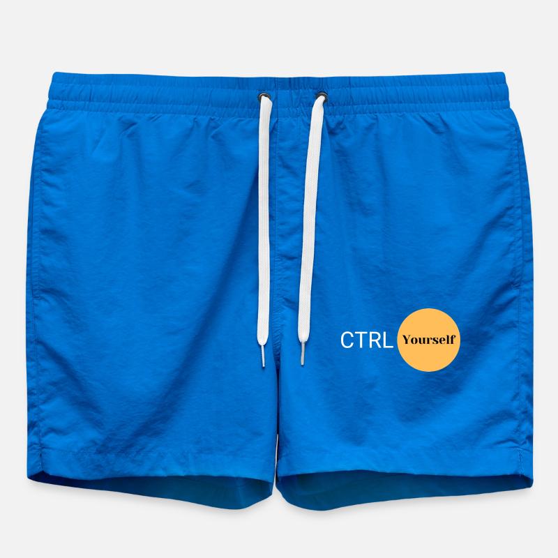 CTRL Yourself - Swim Trunks - cobalt blue