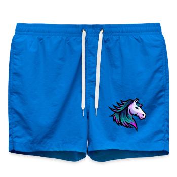Illustration de cheval Indigo Spirit - Short de bain - cobalt blue - Devant