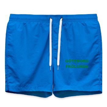 Göteborg Frölunda – Design vert-noir - Short de bain - cobalt blue - Devant - AI Model Male 185 light (185cm)