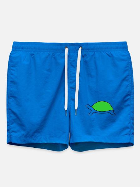 Turtle - Swim Trunks - cobalt blue