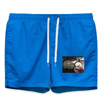 Evolutionary Clock - Badeshorts - Cobalt blue - Vorne - AI Model Male 185 light (185cm)