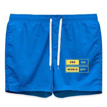 VRS ON World OFF  - Badeshorts - Cobalt blue - Vorne - AI Model Male 185 light (185cm)